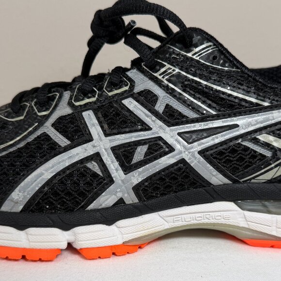 ASICS GT-2000 2 Lite-Show Men’s Running Shoes Black/Lite/Flash Orange Size 9 NEW - Picture 11 of 16